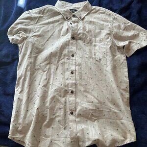 Billabong Short Sleeve Button Up (Large)